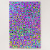 Paarse Peacock Legpuzzel (Verticaal)