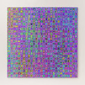 Paarse Peacock Legpuzzel (Horizontaal)