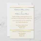 Paarse Peacock Tortelduifjes Weddenschap Kaart (Achterkant)