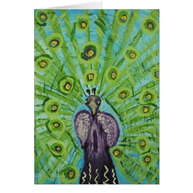 Paarse Peacock van Heather S. (Voorkant)