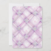 Paarse Pearl Pink Cupcake Verjaardag Kaart (Achterkant)