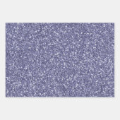 Paarse Pearl Silver Sparkle Inpakpapier Vel (Voorkant 3)