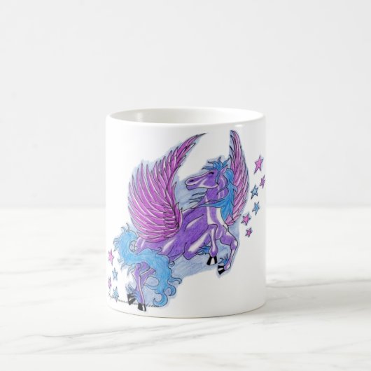 Paarse Pegasus Fantasy Mok (Center)