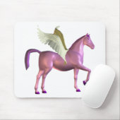 Paarse Pegasus Mousepad Muismat (Met muis)