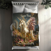 Paarse Pegasus Stone Circle Fantasy Mythisch Paard Fleece Deken