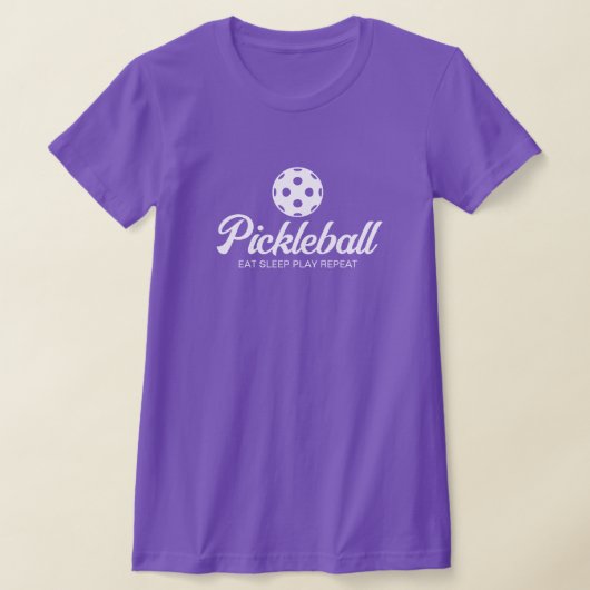 Paarse pekelklep past in het shirt voor vrouwen (Laagn)