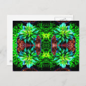 paarse pekelspiegel 4 briefkaart (Voorkant / Achterkant)