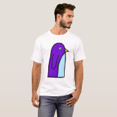 Paarse Penguin T-shirt (Voorkant volledig)