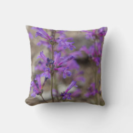 Paarse Penstemon Flowers Pillow Kussen