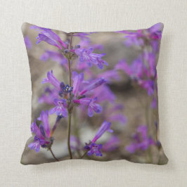 Paarse Penstemon Flowers Pillow Kussen