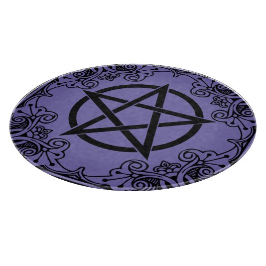 Paarse  Pentacle Altar Snijplank (Hoek)