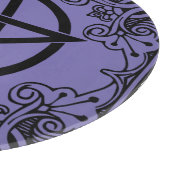 Paarse Pentacle Altar Snijplank (Hoek)