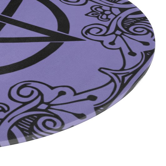 Paarse  Pentacle Altar Snijplank (Hoek)