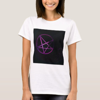 paarse pentagram t-shirt