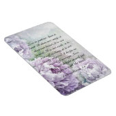 Paarse Peonies Love is Patiënt Love is Sind Magneet (Rechterzijde)