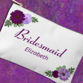 Paarse Peony Floral Wedding Etui