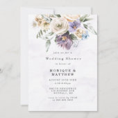 Paarse Peony Wildflower Weddenshow (Voorkant)