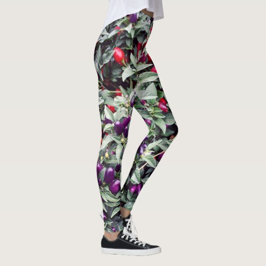 Paarse Peper Leggings (Rechts)