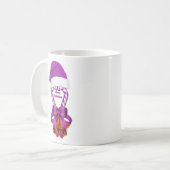 Paarse pepermunt snoepriet koffiemok (Voorkant links)