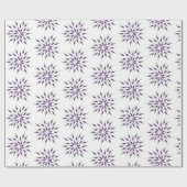 Paarse pepers mandala kunst cadeaupapier (Vlak)