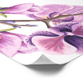 paarse pepertapper bruiloft creëer je eigen gewoon poster (Hoek)