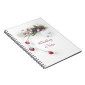  paarse peperveenlaptop notitieboek (Rechterzijde)