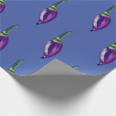 Paarse Peppers Art Cadeaupapier (Hoek)