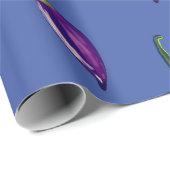 Paarse Peppers Art Cadeaupapier (Rol Hoek)