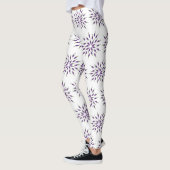 Paarse Peppers mandala Art Leggings (Links)