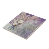 Paarse percelen - tegeltje (Zijkant)