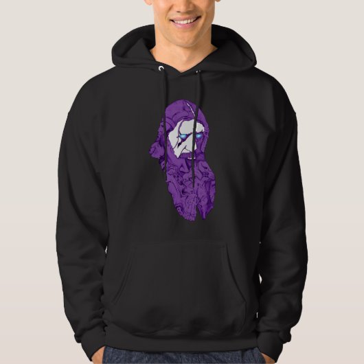 Paarse Periliminale Raspoetin Hoodie (Voorkant)