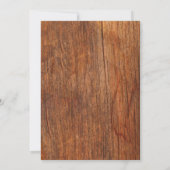 Paarse Periwinkle Barn Wood Couples Weduwen Shower Kaart (Achterkant)