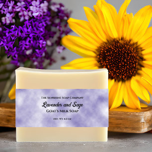 Paarse perkament papier stijl zeep buik band uitnodigingen wikkel