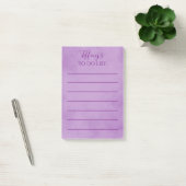 Paarse perkament post-it® notes (Kantoor)