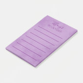 Paarse perkament post-it® notes (Schuin)