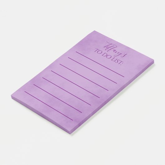 Paarse perkament post-it® notes (Schuin)