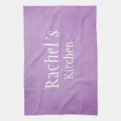 Paarse Perkamentschoonheid Theedoek (Verticaal)