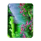 Paarse Perovskia en Echinacea Magneet (Verticaal)