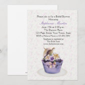  Paarse perskoeken, Vrijgezellenfeest Kaart (Voorkant / Achterkant)