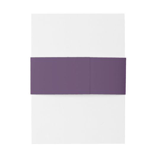 Paarse persoonlijke bruiloft uitnodigingen wikkel (Achterkant Voorbeeld)