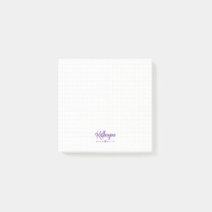 Paarse persoonlijke nit Stitch Post-it notities Post-it® Notes