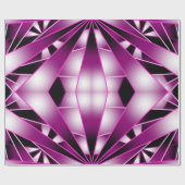 Paarse perspectiefverloopkleur gevulde tekening cadeaupapier (Vlak)