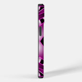 Paarse perspectiefverloopkleur gevulde tekening Case-Mate iPhone case (Achterkant / Rechts)