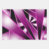 Paarse perspectiefverloopkleurvulling inpakpapier vel (Voorkant 2)