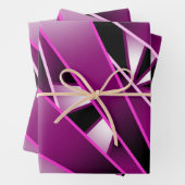 Paarse perspectiefverloopkleurvulling inpakpapier vel (In situ)