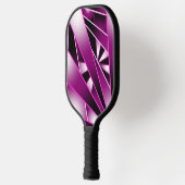 Paarse perspectiefverloopkleurvulling pickleball paddle (Links)