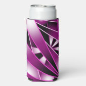 Paarse perspectiefverloopkleurvulling seltzer blikjeskoeler (Seltzer Achterkant)