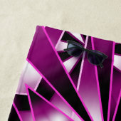 Paarse perspectiefverloopkleurvulling strandlaken (In situ)