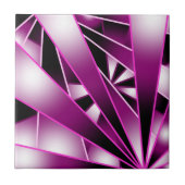 Paarse perspectiefverloopkleurvulling tegeltje (Voorkant)