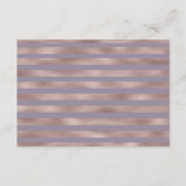 Paarse perzik val bruiloft receptie behuizing Kaar Informatiekaartje (Achterkant)